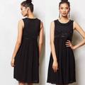 Anthropologie Dresses | Anthropologie Black Lace Beaded Lbd Little Black Dress Cocktail Formal Nwt | Color: Black | Size: 6