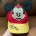 Disney Accessories | Mickey Mouse Disney Parks Youth Hat Adjustable | Color: Red/Yellow | Size: Osb