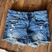 American Eagle Outfitters Shorts | American Eagle Midi Super Stretch Shorts | Color: Blue | Size: 2