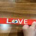 Disney Accessories | Disney Love Slap Bracelet | Color: Red | Size: Osb