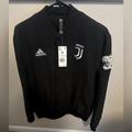 Adidas Jackets & Coats | Adidas Juventus Cny White Embroidered Aviator Jacket Black | Color: Black | Size: M