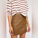 Free People Skirts | Free People Modern Femme Vegan Suede Skirt Size 12 | Color: Brown/Tan | Size: 12