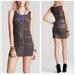 Free People Dresses | Free People Shimmy Ruffle Bodycon Dress Small | Color: Gray/Pink | Size: S