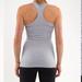 Lululemon Athletica Tops | Lululemon Cool Racerback Tank Top | Heathered Coal Wee Stripe | Color: Black/White | Size: 4