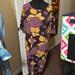 Lularoe Dresses | 3xl Lularoe Julia Dress | Color: Brown/Purple | Size: Xxxl