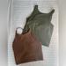 Adidas Tops | Activewear Top Set Of 2 Old Navy And Adidas Built In Bra Size Xs | Color: Brown/Green | Size: Xs