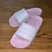 Adidas Shoes | Adidas Women's Adilette Aqua Slide Sandal | Color: Pink/White | Size: 8