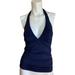 Athleta Swim | Athleta Shirrendipity Halter Tankini Top Size Xs | Color: Blue | Size: Xs