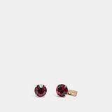 Coach Jewelry | Coach Ruby Earrings Style No. 38035 | Color: Gold/Red | Size: Os