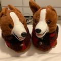 American Eagle Outfitters Shoes | Brand New American Eagle Corgi Slippers | Color: Brown/Red | Size: S/M