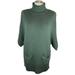 J. Crew Sweaters | J.Crew Turtleneck Poncho Sweater Size Xxs. Oversized. Side Buttons. Forest Green | Color: Green | Size: Xxs