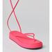 Urban Outfitters Shoes | Jaida Pink Platform Thong Wrap Sandal | Color: Pink | Size: 8