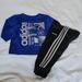 Adidas Matching Sets | Baby Boy Adidas Set | Color: Black/Blue | Size: 9-12mb