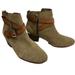 Coach Shoes | Coach Women's Pauline Suede Booties. Size 10 B | Color: Brown/Tan | Size: 10