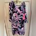 Lilly Pulitzer Dresses | Lilly Pulitzer Mini Sophie Ruffle Dress Onyx Wild Within Girls Size L 8-10 Nwt | Color: Black/Pink | Size: Lg