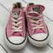 Converse Shoes | Converse All Star Pink Size 1 Low Top Sneakers Lace Up Youth Junior Shoes | Color: Pink/White | Size: 1bb