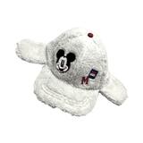 Disney Accessories | Disneymickey Faux Fur Fleece Covered Baseball Hat Cap Child Kids Sized Snapback | Color: Red/White | Size: Xs/S 3-6 Kids