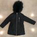 Zara Jackets & Coats | Girls Zara Faux Fur Trim Parka Size 11-12 | Color: Black | Size: 12g