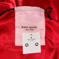 Kate Spade Jewelry | Kate Spade Spot The Spade Silver Pave Stud Earrings | Color: Silver | Size: Os