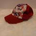 Disney Accessories | Mickey Mouse Baseball Cap/ Hat Red Adjustable By Disney | Color: Red | Size: One Size Adjustable