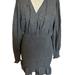 Zara Dresses | Bnwt Zara V Neck Gray Dress. Size Small | Color: Gray | Size: S