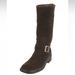Gucci Shoes | Gucci Women Brown Suede Moto Boots Size 7.5 | Color: Brown | Size: 7.5