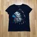 Ralph Lauren Tops | Denim & Supply Ralph Lauren Black Headdress Native American T Shirt Women Small | Color: Black | Size: S