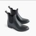 J. Crew Shoes | J Crew Matte Black Chelsea Rain Boot - H0421 - Sz 7 | Color: Black | Size: 7