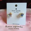 Kate Spade Jewelry | Kate Spade "Rise And Shine" Ab/Gold Studs | Color: Blue/Gold | Size: Os
