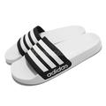 Adidas Shoes | Adidas Adilette Shower White Black Men Unisex Slip On Sandals Slipper Sz 13 New | Color: Black/White | Size: 13
