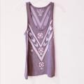 American Eagle Outfitters Tops | 3 For $18 Or 5 For $25 American Eagle Tan Ikat Tank Top | Color: Tan | Size: S