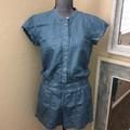 J. Crew Pants & Jumpsuits | J Crew Denim Romper | Color: Blue | Size: 6