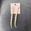 Kate Spade Jewelry | Kate Spade Modern Pearls Linear Earrings New! | Color: Cream | Size: Os