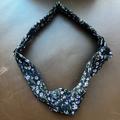 Anthropologie Accessories | Anthropologie Floral Knotted Headband - Bundle Choice | Color: Black/White | Size: Os