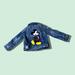 Disney Jackets & Coats | Baby Gap Disney Denim Jacket With Fuzzy Mickey Mouse Back Detail Sz 12-18 Mon | Color: Blue/Red | Size: 12-18mb