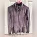 Athleta Jackets & Coats | Ec Athleta Brown Velvet Zip Up Size Small | Color: Brown | Size: S