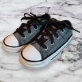 Converse Shoes | Gray Converse All-Star Low-Top Sneakers Infant Size 7 | Color: Black/White | Size: 7bb