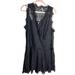 Free People Dresses | Free People Black Lace Mini Dress With Slip Dress Euc Szs | Color: Black | Size: S