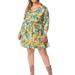 Jessica Simpson Dresses | Gorgeous Flirty Mini Dress- Perfect For Fall! | Color: Green/Yellow | Size: 3x