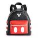 Disney Accessories | Disney's Mickey Mouse Classic Varsity Mini Backpack | Color: Black/Red | Size: Os