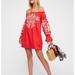 Free People Dresses | Free People Fleur Du Jour Enchanted Garden Dress | Color: Red | Size: M