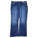 Levi's Jeans | Levis 553 Boot Cut Jeans Size 16 Women's Mid Rise Blue Stretch Denim Med Wash | Color: Blue | Size: 16