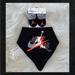 Nike Matching Sets | Nike Air Jordan Baby Bib & Booties Set - Nwt- 0-6 Months | Color: Black | Size: 0-6 Months