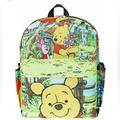 Disney Accessories | Disney Winnie The Pooh Backpack Winnie The Pooh And Friends Mini Backpack | Color: Green/Yellow | Size: 12"