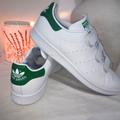 Adidas Shoes | Adidas Stan Smith Men's Athletic Sneaker Casual Tennis Shoe White Green | Color: Green/White | Size: 11