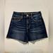 American Eagle Outfitters Shorts | American Eagle Outfitters Hi Rise Denim Shorts - Size 4 - Dark Blue - | Color: Blue | Size: 4