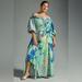 Anthropologie Dresses | Anthropologie Oopscool Off-The-Shoulder Printed Dress | Color: Blue/Green | Size: 2x