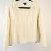 Jessica Simpson Sweaters | Jessica Simpson Oversized Crop White Sweater | Color: White | Size: Xs