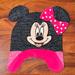 Disney Accessories | Girl's Minnie Mouse Beanie | Color: Gray/Pink | Size: Osg
