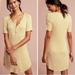 Anthropologie Dresses | Anthropologie Pure + Good Yellow Striped Tshirt Dress | Color: White/Yellow | Size: Xs